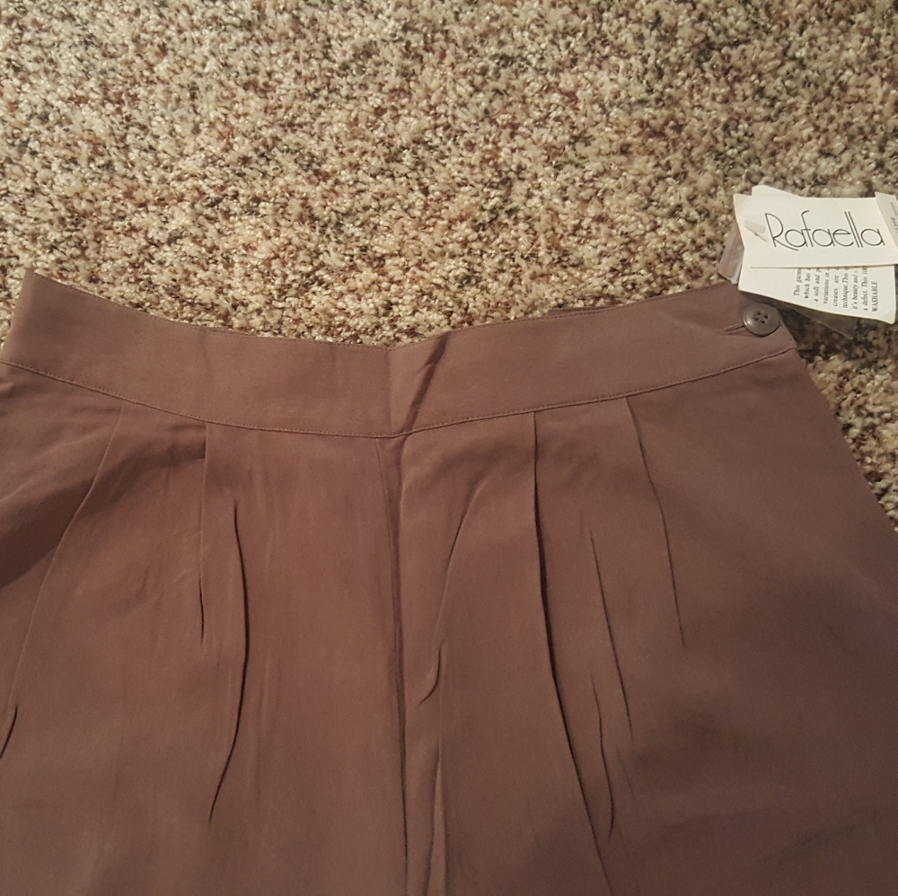Rafaella size M Silk Pants - Picture 3 of 5